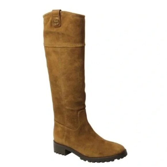 Tory Burch Oakridge Suede Riding Boots | Brown | Size 8 | NWT - Picture 8 of 8